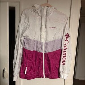 Columbia Women's Pink and Lavender Ski Jacket